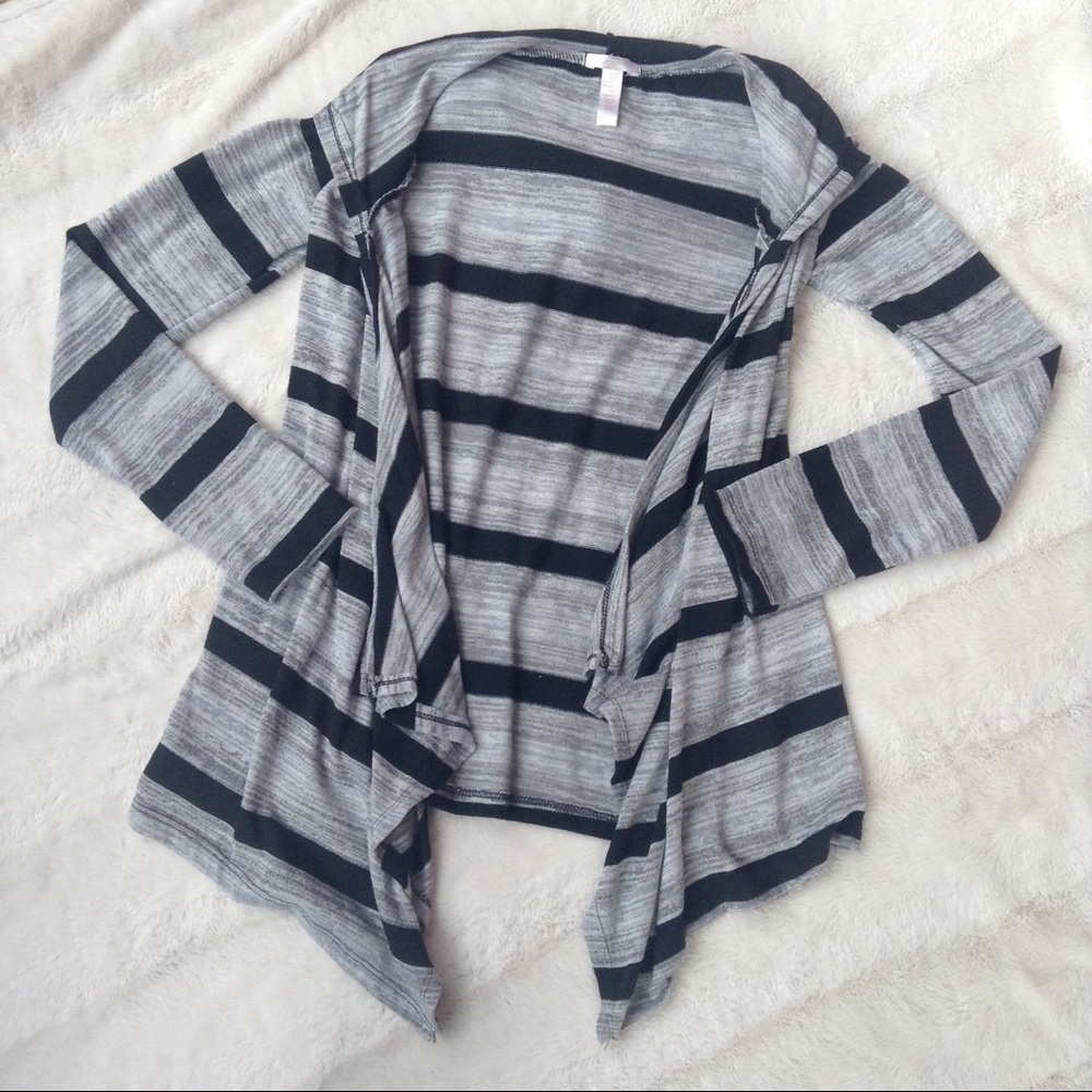 4 for $20 Striped Hooded Cardigan